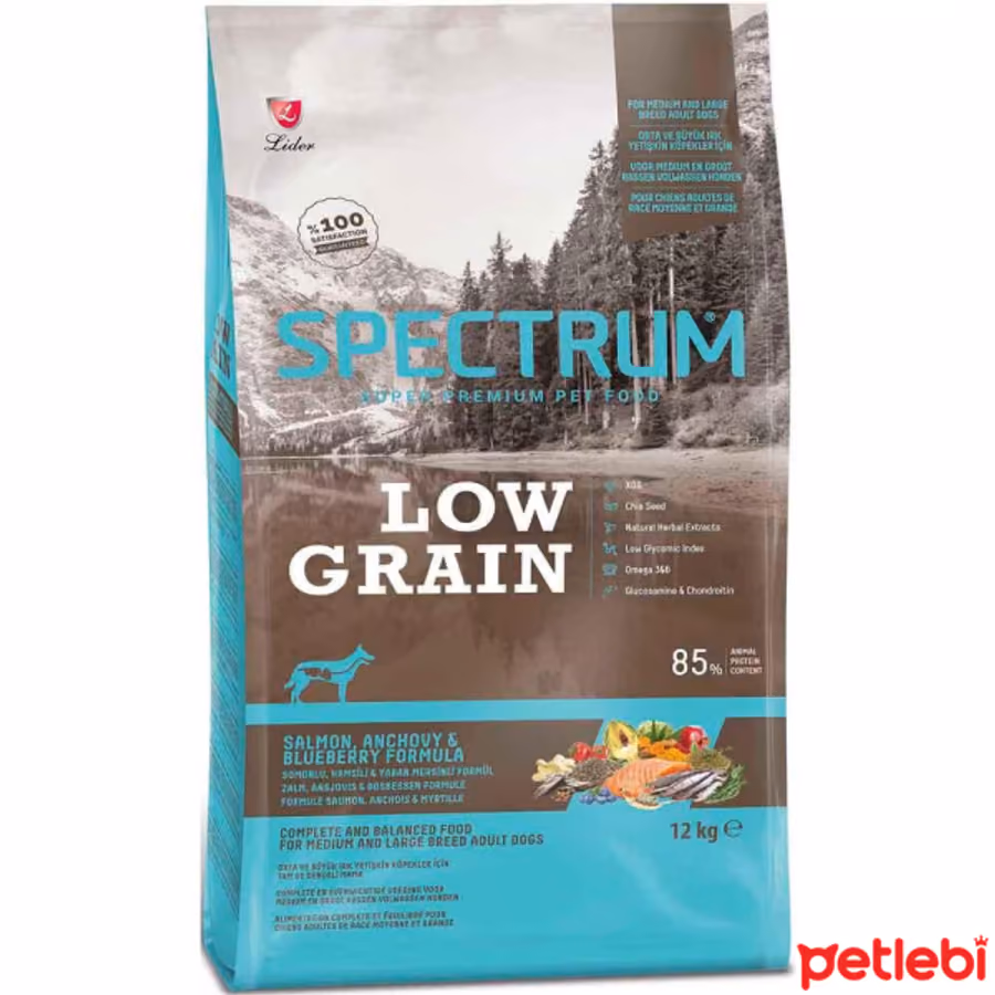 Spectrum Somonlu ve Yaban Mersinli Orta ve Büyük Irk Yetişkin Köpek Maması