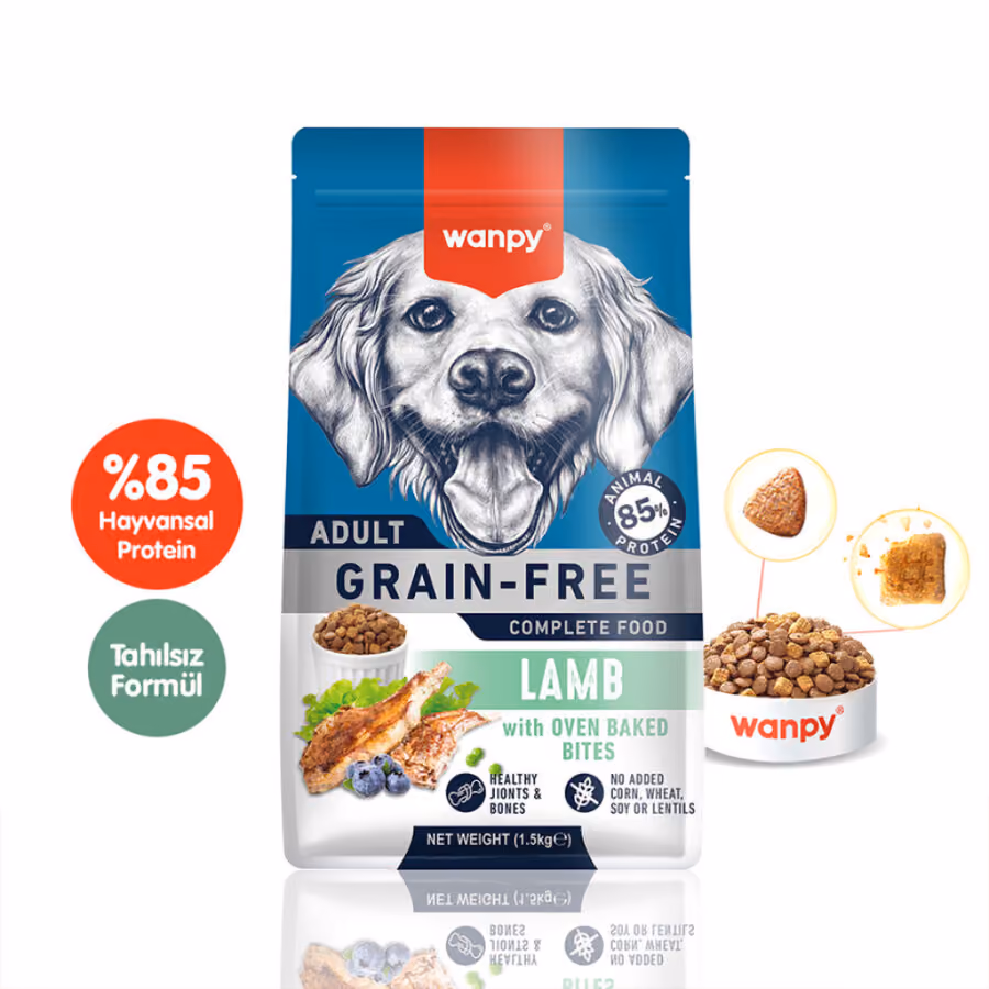 Wanpy Kuzulu Tahılsız Yetişkin Köpek Maması